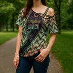 Custom Aotearoa Atua Maui Cross Shoulder Shirt Demigod Hero And Trickster Koru Patterns