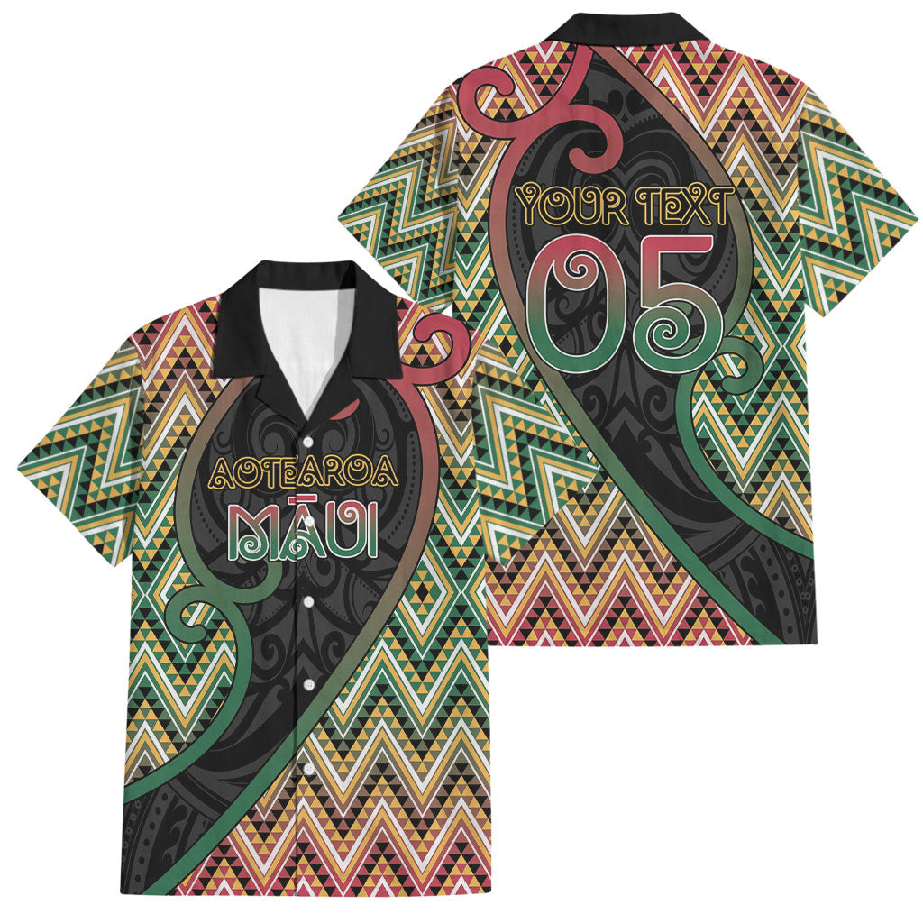 Custom Aotearoa Atua Maui Family Matching Summer Maxi Dress and Hawaiian Shirt Demigod Hero And Trickster Koru Patterns