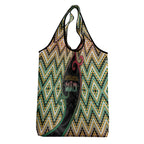 Aotearoa Atua Maui Grocery Bag Demigod Hero And Trickster Koru Patterns