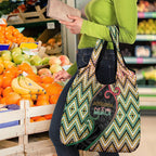 Aotearoa Atua Maui Grocery Bag Demigod Hero And Trickster Koru Patterns