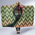 Aotearoa Atua Maui Hooded Blanket Demigod Hero And Trickster Koru Patterns