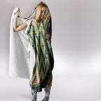 Aotearoa Atua Maui Hooded Blanket Demigod Hero And Trickster Koru Patterns