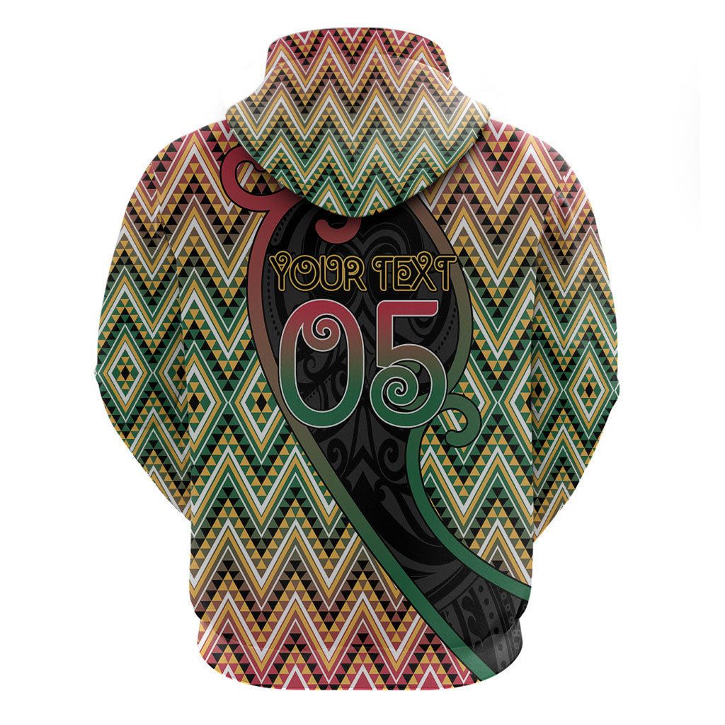 Custom Aotearoa Atua Maui Hoodie Demigod Hero And Trickster Koru Patterns