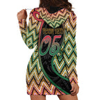 Custom Aotearoa Atua Maui Hoodie Dress Demigod Hero And Trickster Koru Patterns