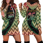 Custom Aotearoa Atua Maui Hoodie Dress Demigod Hero And Trickster Koru Patterns