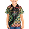 Custom Aotearoa Atua Maui Kid Hawaiian Shirt Demigod Hero And Trickster Koru Patterns