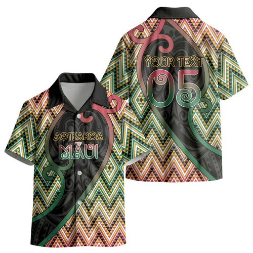 Custom Aotearoa Atua Maui Kid Hawaiian Shirt Demigod Hero And Trickster Koru Patterns