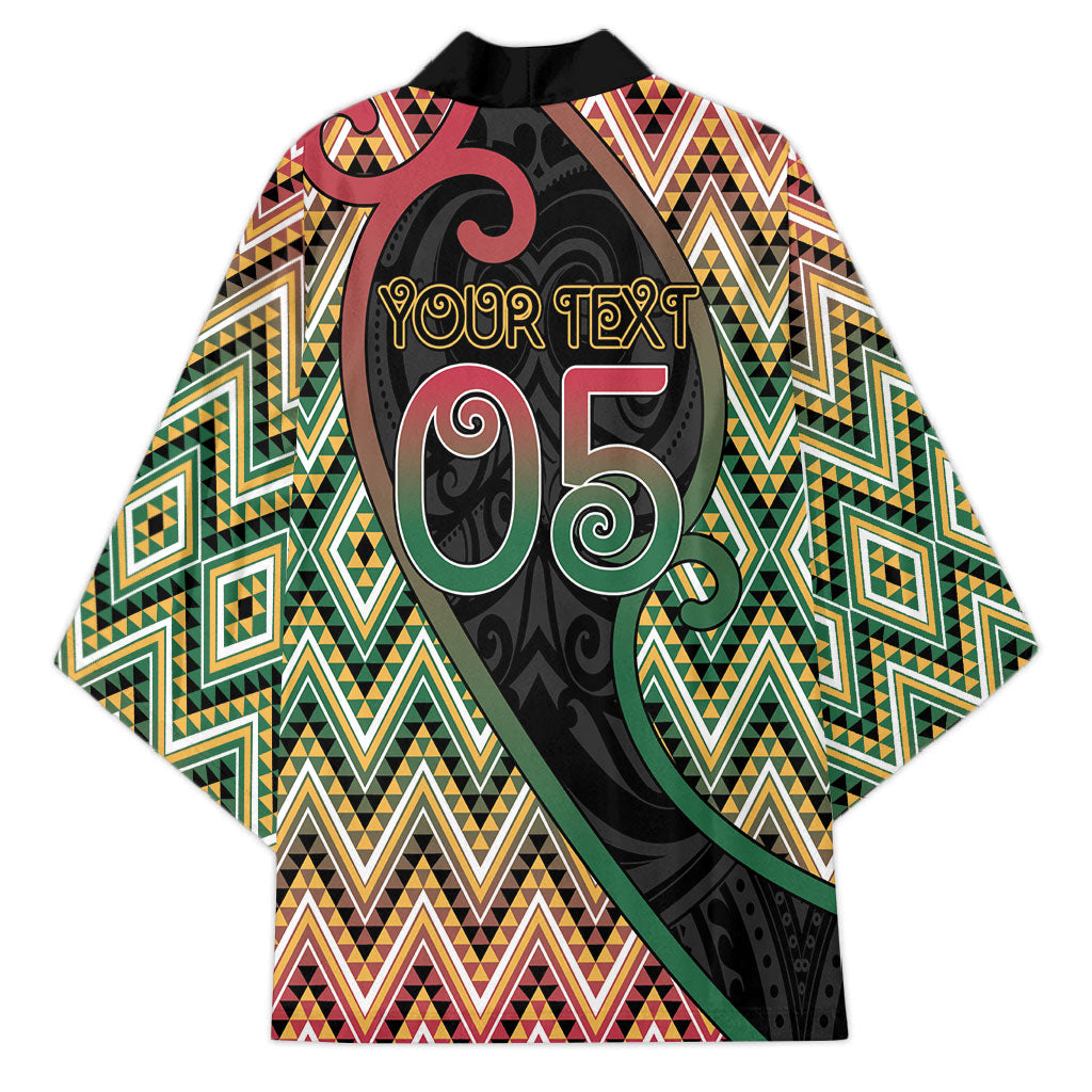 Custom Aotearoa Atua Maui Kimono Demigod Hero And Trickster Koru Patterns