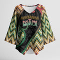 Custom Aotearoa Atua Maui Kimono Sleeve Blouse Demigod Hero And Trickster Koru Patterns