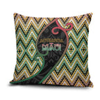 Aotearoa Atua Maui Pillow Cover Demigod Hero And Trickster Koru Patterns