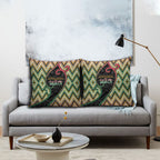 Aotearoa Atua Maui Pillow Cover Demigod Hero And Trickster Koru Patterns