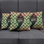Aotearoa Atua Maui Pillow Cover Demigod Hero And Trickster Koru Patterns