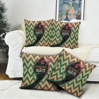 Aotearoa Atua Maui Pillow Cover Demigod Hero And Trickster Koru Patterns