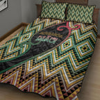 Aotearoa Atua Maui Quilt Bed Set Demigod Hero And Trickster Koru Patterns
