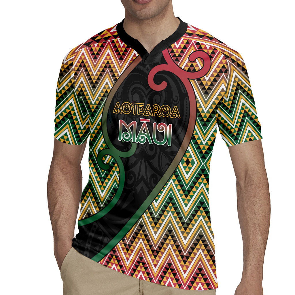 Custom Aotearoa Atua Maui Rugby Jersey Demigod Hero And Trickster Koru Patterns