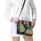 Aotearoa Atua Maui Shoulder Handbag Demigod Hero And Trickster Koru Patterns