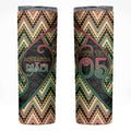 Custom Aotearoa Atua Maui Skinny Tumbler Demigod Hero And Trickster Koru Patterns