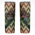 Custom Aotearoa Atua Maui Skinny Tumbler Demigod Hero And Trickster Koru Patterns