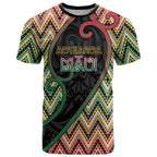 Custom Aotearoa Atua Maui T Shirt Demigod Hero And Trickster Koru Patterns