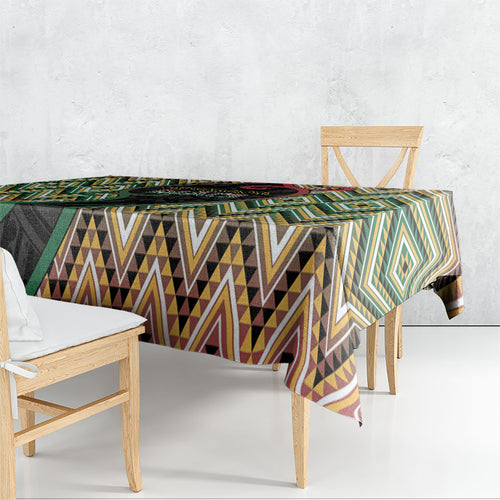 Aotearoa Atua Maui Tablecloth Demigod Hero And Trickster Koru Patterns