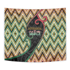 Aotearoa Atua Maui Tapestry Demigod Hero And Trickster Koru Patterns