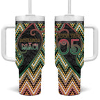 Custom Aotearoa Atua Maui Tumbler With Handle Demigod Hero And Trickster Koru Patterns