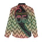 Custom Aotearoa Atua Maui Women Casual Shirt Demigod Hero And Trickster Koru Patterns