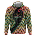 Custom Aotearoa Atua Maui Zip Hoodie Demigod Hero And Trickster Koru Patterns