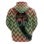 Custom Aotearoa Atua Maui Zip Hoodie Demigod Hero And Trickster Koru Patterns