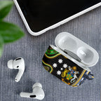 South Sea Islanders And Solomon Islands AirPods Case Solomons Coat Of Arms And Southern Cross