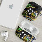 South Sea Islanders And Solomon Islands AirPods Case Solomons Coat Of Arms And Southern Cross
