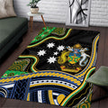 South Sea Islanders And Solomon Islands Area Rug Solomons Coat Of Arms And Southern Cross