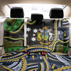 South Sea Islanders And Solomon Islands Back Car Seat Cover Solomons Coat Of Arms And Southern Cross
