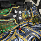 South Sea Islanders And Solomon Islands Back Car Seat Cover Solomons Coat Of Arms And Southern Cross