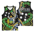 South Sea Islanders And Solomon Islands Basketball Jersey Solomons Coat Of Arms And Southern Cross