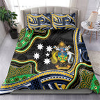 South Sea Islanders And Solomon Islands Bedding Set Solomons Coat Of Arms And Southern Cross