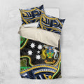 South Sea Islanders And Solomon Islands Bedding Set Solomons Coat Of Arms And Southern Cross