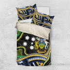 South Sea Islanders And Solomon Islands Bedding Set Solomons Coat Of Arms And Southern Cross