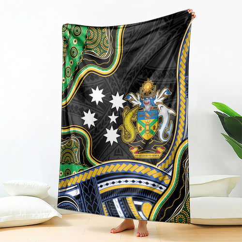South Sea Islanders And Solomon Islands Blanket Solomons Coat Of Arms And Southern Cross
