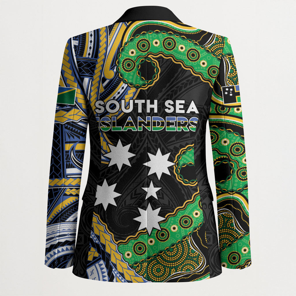 South Sea Islanders And Solomon Islands Blazer Solomons Coat Of Arms And Southern Cross