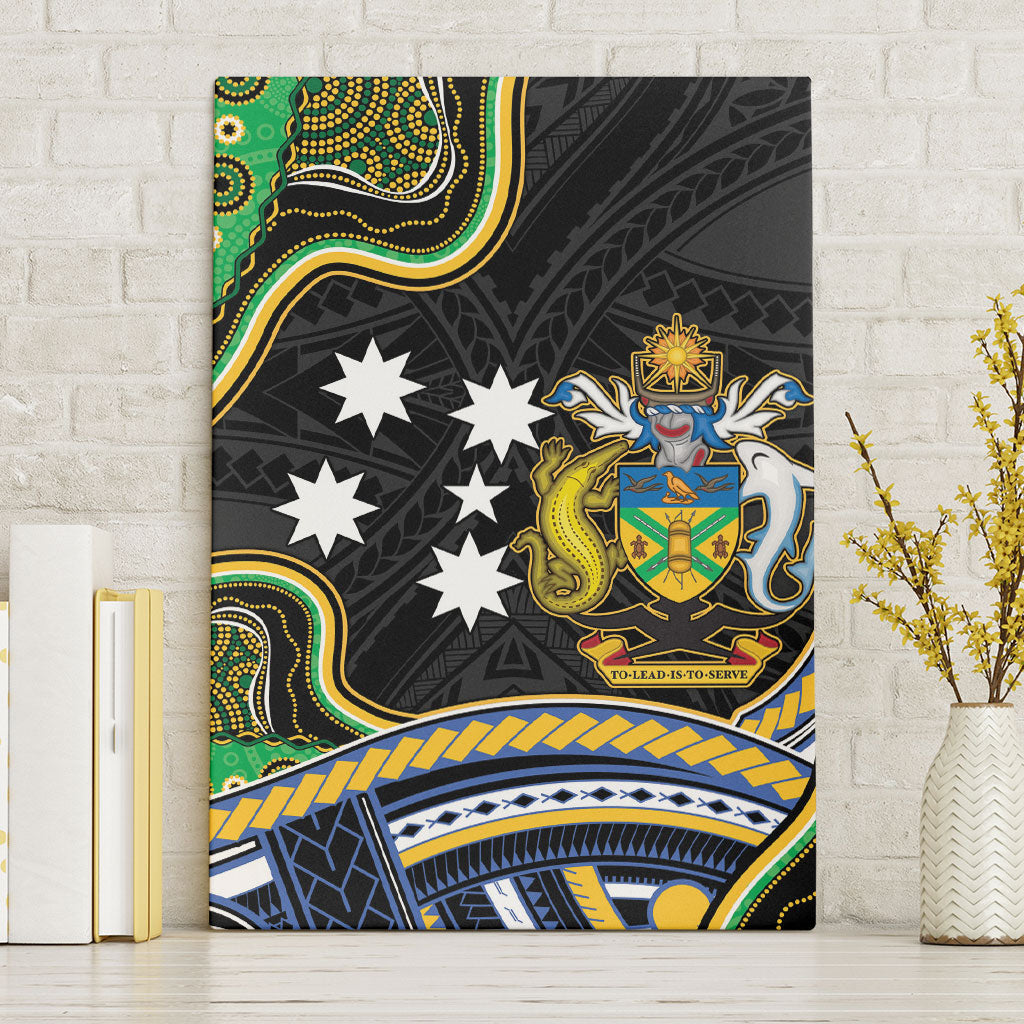 South Sea Islanders And Solomon Islands Canvas Wall Art Solomons Coat Of Arms And Southern Cross