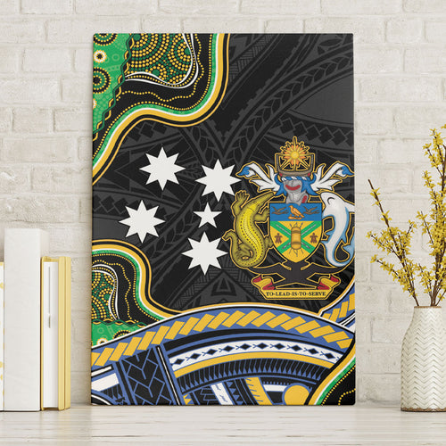 South Sea Islanders And Solomon Islands Canvas Wall Art Solomons Coat Of Arms And Southern Cross