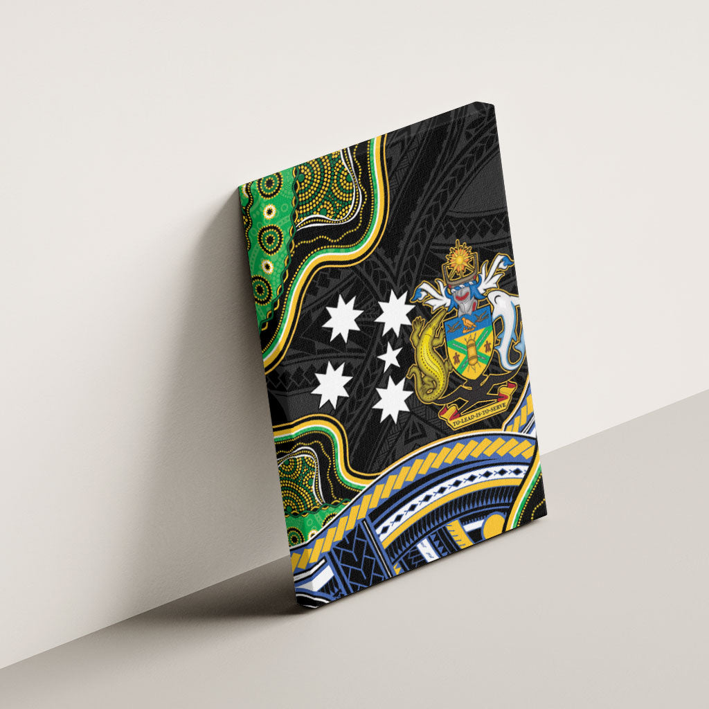 South Sea Islanders And Solomon Islands Canvas Wall Art Solomons Coat Of Arms And Southern Cross