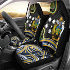 South Sea Islanders And Solomon Islands Car Seat Cover Solomons Coat Of Arms And Southern Cross