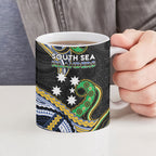 South Sea Islanders And Solomon Islands Ceramic Mug Solomons Coat Of Arms And Southern Cross