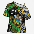 South Sea Islanders And Solomon Islands Cross Shoulder Shirt Solomons Coat Of Arms And Southern Cross