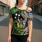 South Sea Islanders And Solomon Islands Cross Shoulder Shirt Solomons Coat Of Arms And Southern Cross
