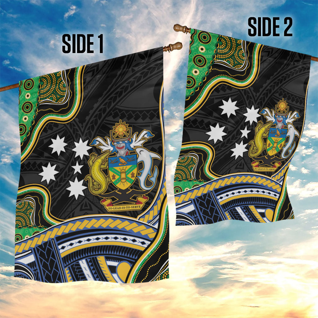 South Sea Islanders And Solomon Islands Garden Flag Solomons Coat Of Arms And Southern Cross