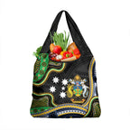 South Sea Islanders And Solomon Islands Grocery Bag Solomons Coat Of Arms And Southern Cross