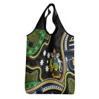 South Sea Islanders And Solomon Islands Grocery Bag Solomons Coat Of Arms And Southern Cross